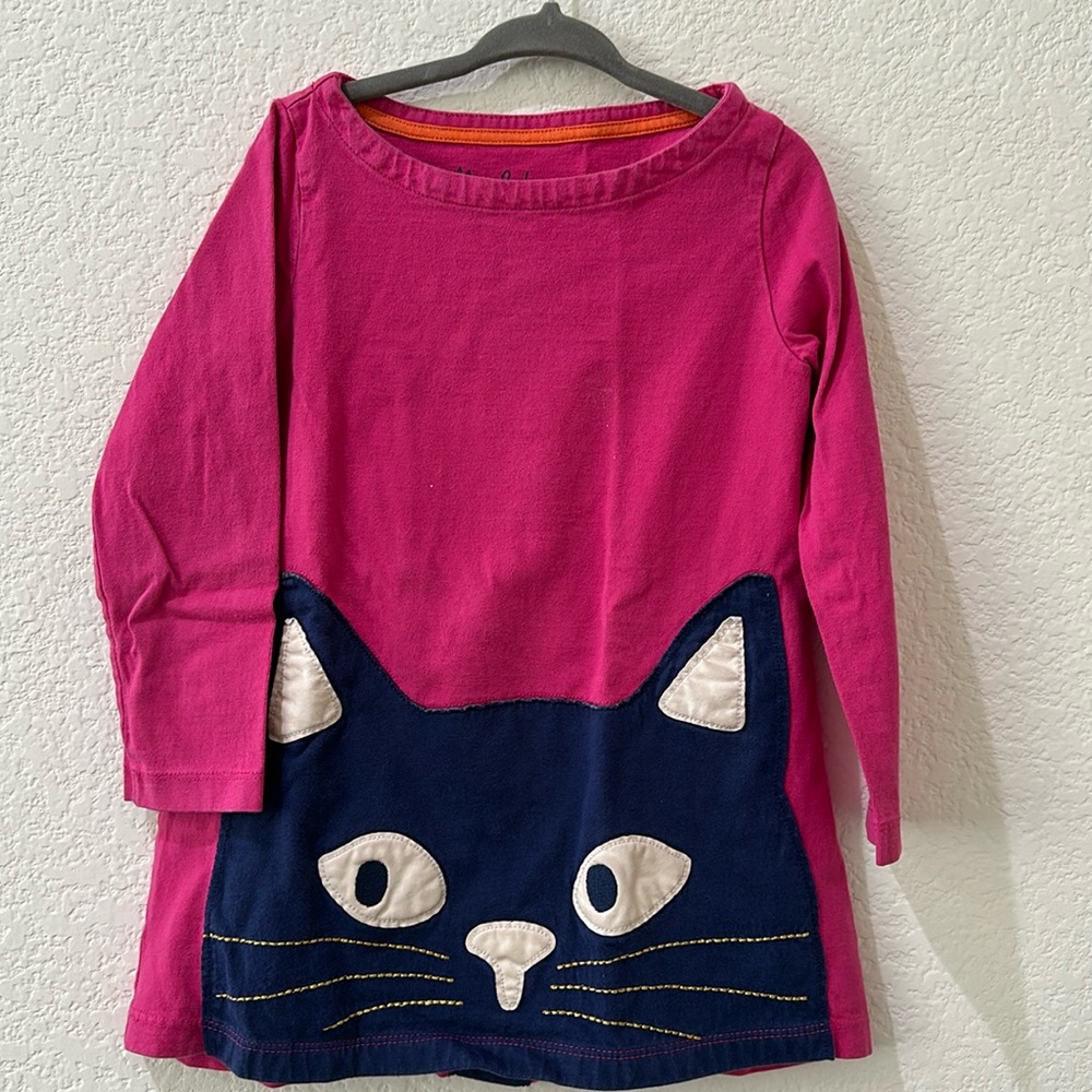 Mini Boden Cat Tunic 3-4Y